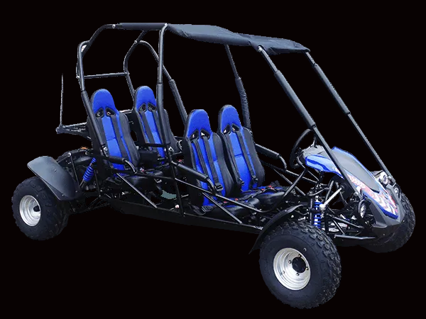 TrailMaster Blazer 4-200X Off Road Adult Buggy Go kart four seater. High Back Seats with race style harness - TurboPowersports.com