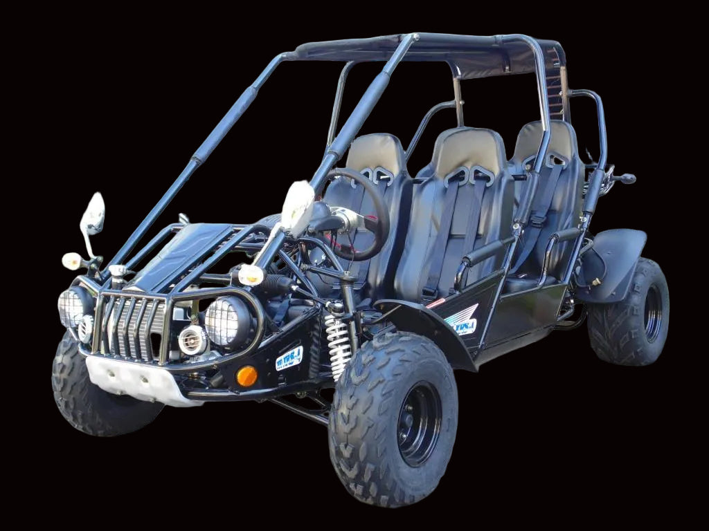 Black Trail Master 300 XRS 4E 4-Seater Go-Kart. - TurboPowersports.com