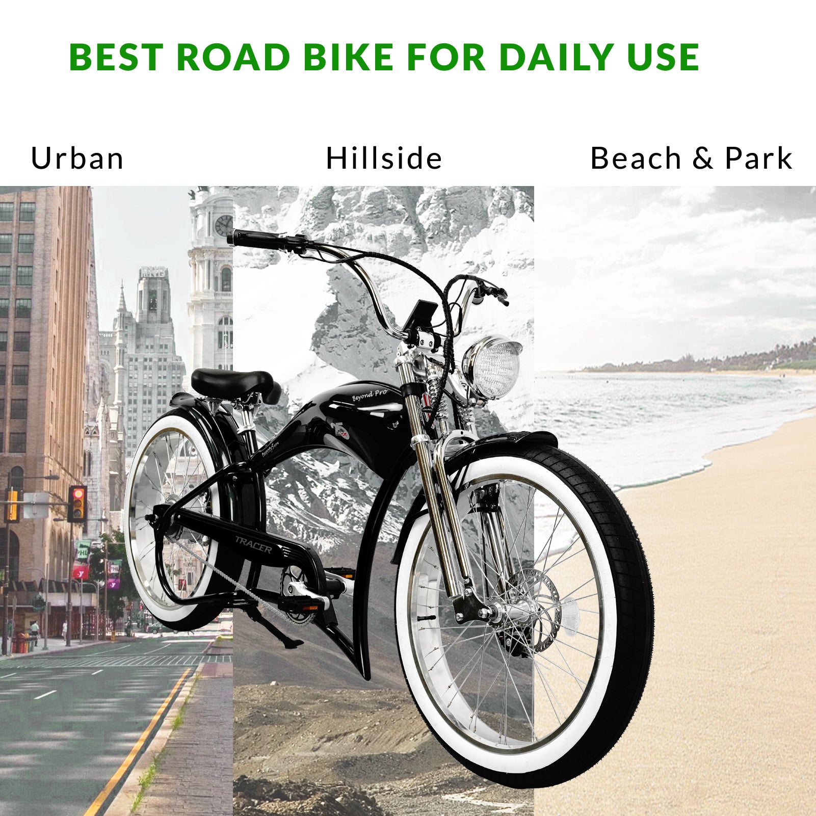Micargi Twenty5-GTS Electric Chopper Bicycle | TurboPowersports