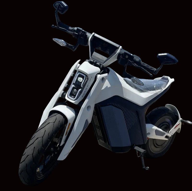 White Naxeon IAM electric motorcycle on sale at turbopowersports.com