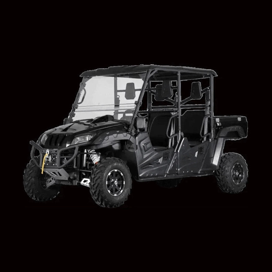 BMS Ranch Pony 700 EFI 4S matte black UTV with winch