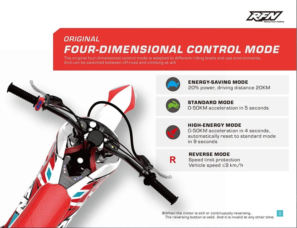 ARES RALLY PRO DLX Electric Dirt Bike