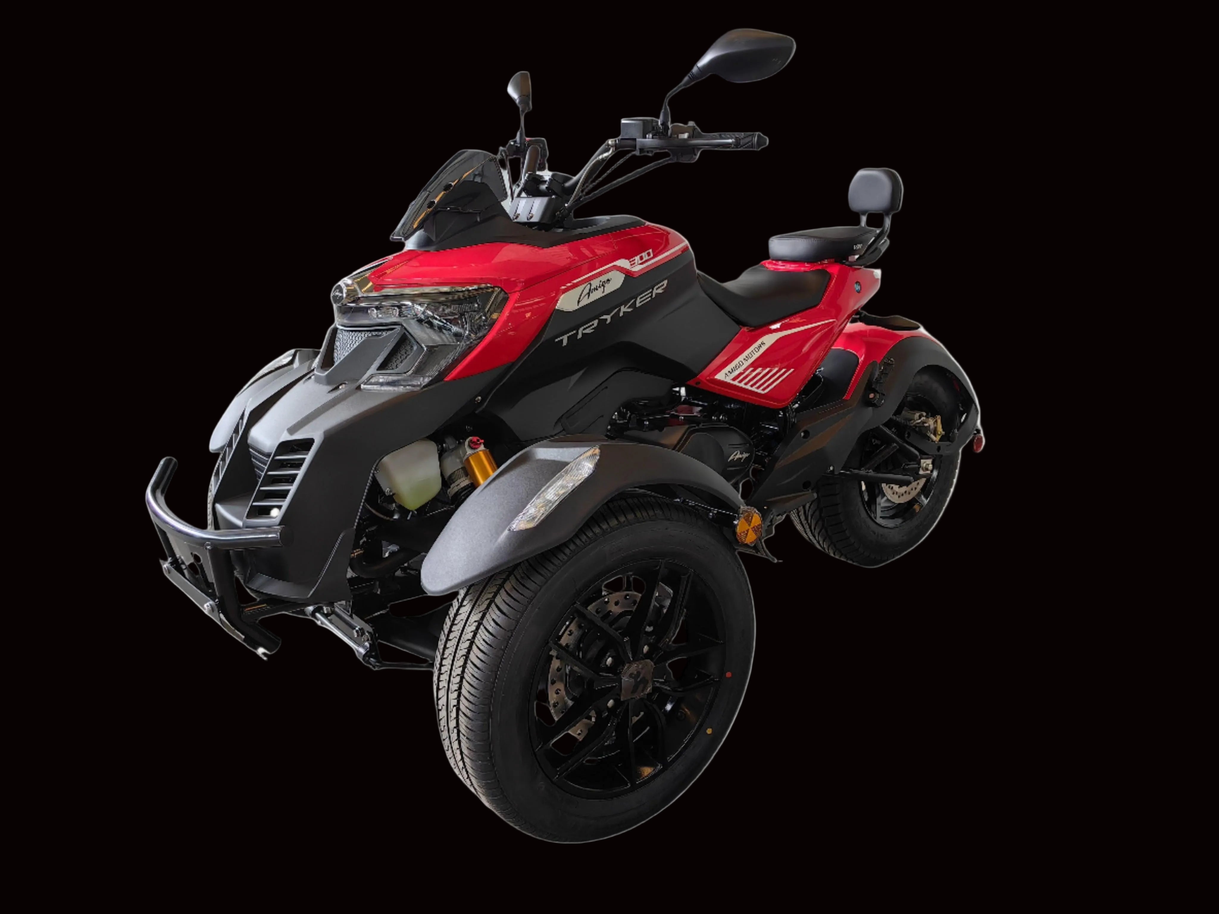 300cc EFI Tryker Trike Scooter Gas Moped Fully Automatic with Reverse - Amigo Tryker 300 - TurboPowersports.com