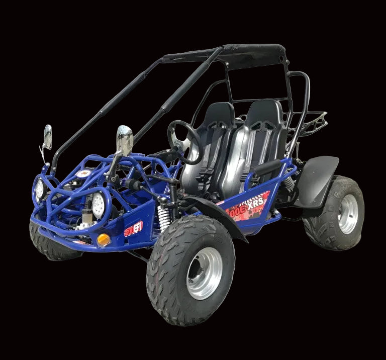 blue trailMaster 200E XRS Go Kart | EFI - TurboPowersports.com