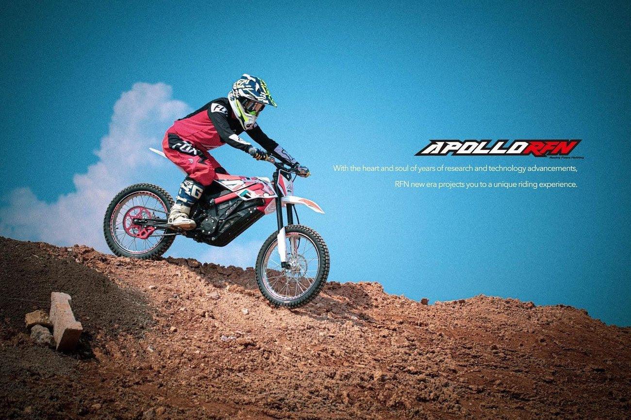 APOLLO RFN Electric Dirt Bikes 74v 12.5Kw