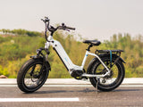 20" ELECTRIC BIKE FAT TIRE FOLDING MINI CRUISER