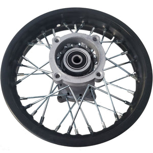 XTR K1 10" Rear Wheel Rim 1.60-10 with 12mm Bearing Assembly for Dirt Pit Bike
