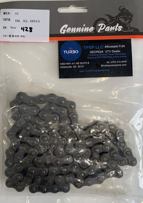 XTR S3 Drive Chain 428 94 Links Pit Bike