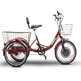 EW-29 500 Watt Adult Electric Powered Tricycle Motorized 3 Wheel Trike Bicycle