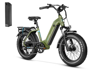 20" ELECTRIC BIKE FAT TIRE FOLDING MINI CRUISER