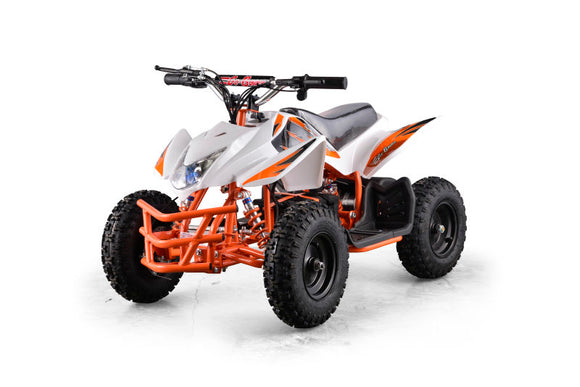 GO-BOWEN TITAN 350W 24V KIDS MINI QUAD XW-EA23 ATV WHITE
