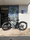 FAT TIRE ELECTRIC BICYCLE 26" CRUISER (BLACK)