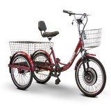 EW-29 500 Watt Adult Electric Powered Tricycle Motorized 3 Wheel Trike Bicycle