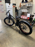 FAT TIRE ELECTRIC BICYCLE 26" CRUISER (BLACK)
