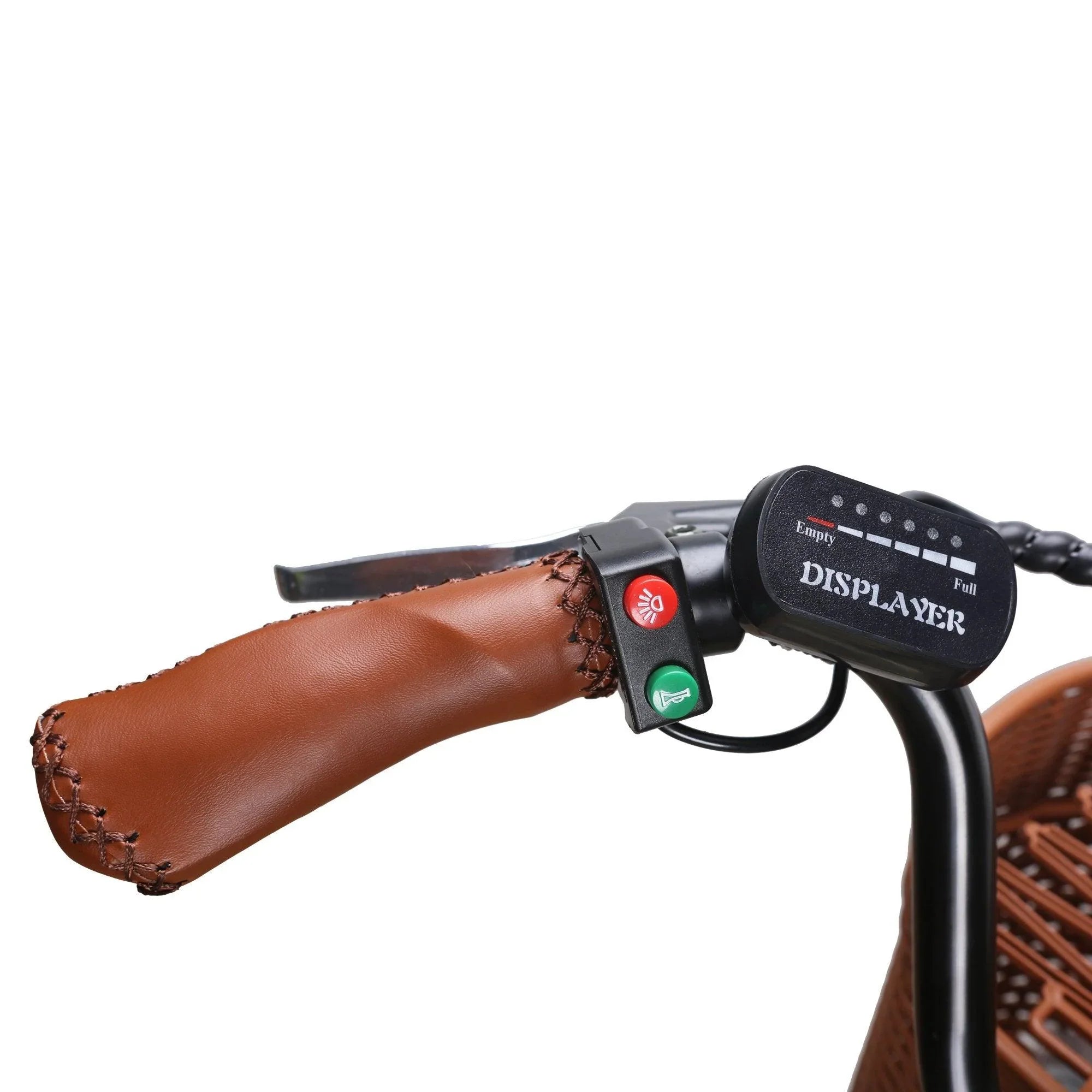 Handlebar DISPLAYER unit with LED battery level and control buttons