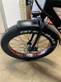 FAT TIRE ELECTRIC BICYCLE 26" CRUISER (BLACK)