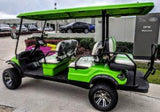 ZIGGY 4+2 LIFTED ELECTRIC 4 KW 6 SEAT GOLF CART