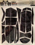 Polaris Outlaw 50 90 110 ATV Quad Graphics Wrap Kits CAMO BLACK