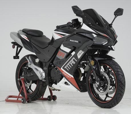 Titan 250 EFI, 6 speed sport bike, Oversized front and rear brakes, Custom Alloy Rims [CA LEGAL]