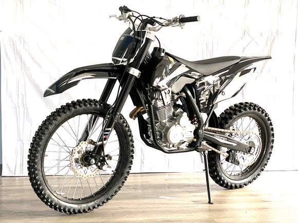 The New BMS PRO-X 125 Dirt Bike Available in crate, for online sale.