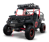 Red Black 2 Seater utility utv side by side. BMS the Beast 1000 2S.
