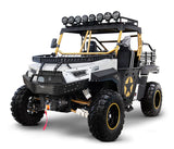 White gold 2 Seater utility utv side by side. BMS the Beast 1000 2S.