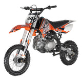DB-X14 125cc NEW FRAME SEMI-AUTO 4-SPEED Dirt Bike